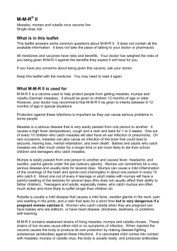 MMR II Vaccine, Suspension for injection