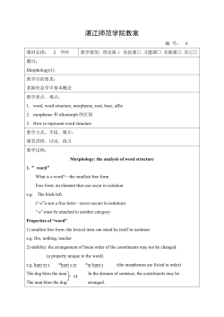 湛江师范学院教案