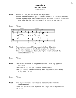 Appendix A &ndash; Stasis I, Complete text