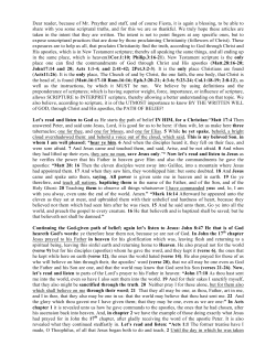 The Tree - BibleTruthScripts