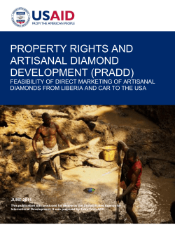 property rights and artisanal diamond