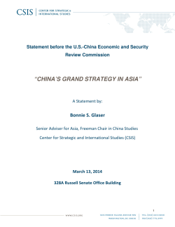 china`s grand strategy in asia