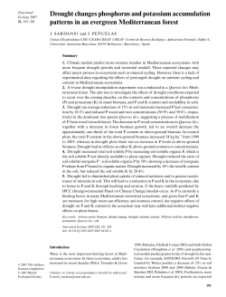 Drought changes phosphorus and potassium accumulation patterns