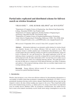 Fulltext PDF - Indian Academy of Sciences