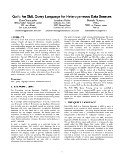 Quilt - IBM Research People and Projects