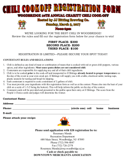 FIRST PLACE- $300 SECOND PLACE- $200 THIRD PLACE