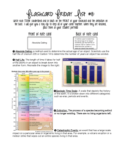 Flashcard Friday List #8 - Science with Mrs. Barton
