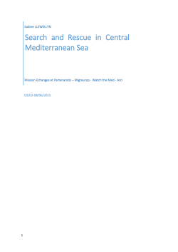 Search and Rescue in Central Mediterranean Sea