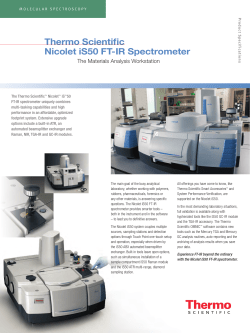 Thermo Scientific Nicolet iS50 FT-IR Spectrometer