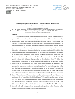 1 Modelling Atmospheric Mineral Aerosol Chemistry to Predict
