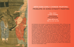arth-a566 early chinese painting: problems in song
