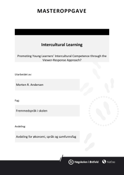 masteroppgave - bibsys brage