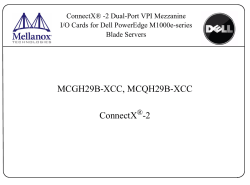 MCGH29B-XCC, MCQH29B-XCC ConnectX -2