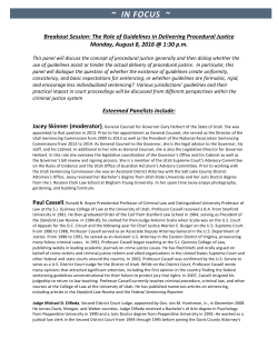 Procedural Justice Panel Document