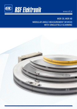 MSR 20, MSR 40 - RSF Elektronik