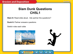 CH5L1 Slam Dunk Outline Questions