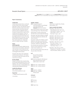 Acoustic Visual Space ART 4395 | 23077