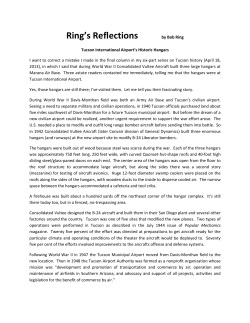 Tucson International Airport`s Historic Hangars