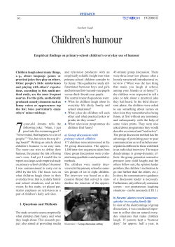 Children`s humour