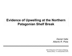 Temporal variability at the shelf break