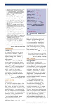 Mouth cancer: A mnemonic