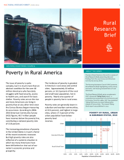 Poverty in Rural America - Housing Assistance Council