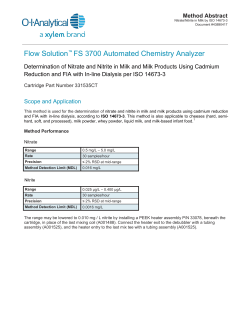 Flow Solution&trade; FS 3700 Automated Chemistry Analyzer