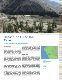 Chav&iacute;n de Hu&aacute;ntar, Peru