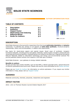 solid state sciences