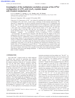 Investigation of the multiphoton excitation process of the