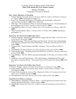 K. Maxson, History of Modern America, WWI