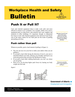 Push It or Pull It? - Alberta Labour
