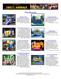 MoonBounces - Maurice`s Party Animals