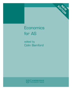 Economics for AS - Beck-Shop