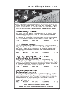 Political Primer Series - Hastings Community Education