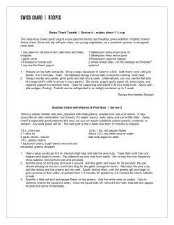 Swiss Chard Tzatziki | Serves 4