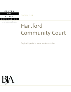 Hartford Community Court PDF - Center for Court Innovation