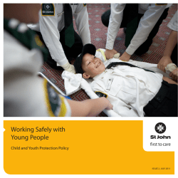 Working Safely with Young People