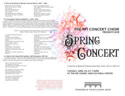 9. Now is the Month of Maying, Thomas Morley, 1557