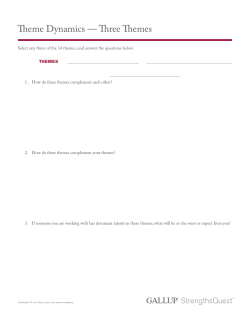 Theme Dynamics &mdash; Three Themes