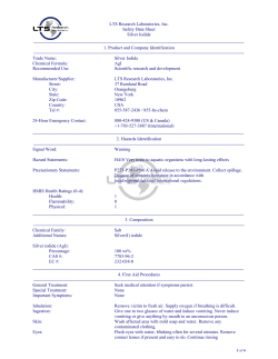 SDS: AgI - LTS Research Laboratories, Inc.