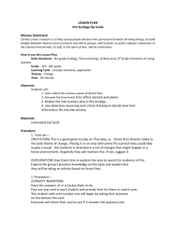 Fire Ecology - Save the Redwoods League