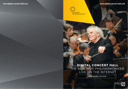 digital concert hall the berliner philharmoniker live on the internet