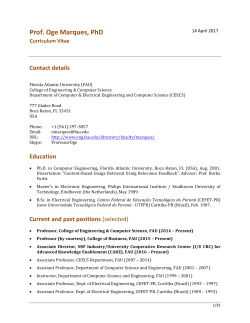 Prof. Oge Marques, PhD