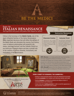 Follow in the footsteps of the Medici family, one of the most