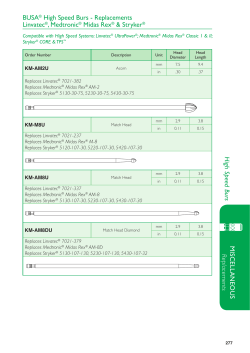 Miscellaneous - CS Medical Srl