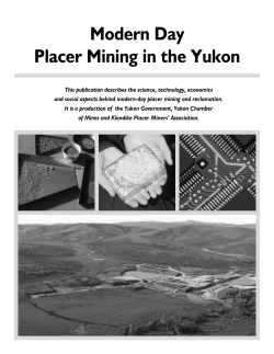 Modern Day Placer Mining in the Yukon