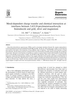 Metal-dependent charge transfer and chemical interaction at