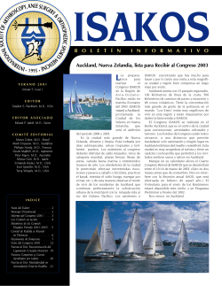 ISAKOS 2001 Summer Newsletter