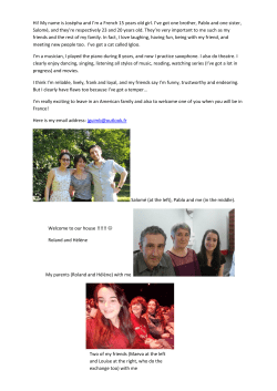 Hi! My name is Jos&eacute;pha and I`m a French 15 years old girl. I`ve got